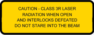 Class 3 laser product inside