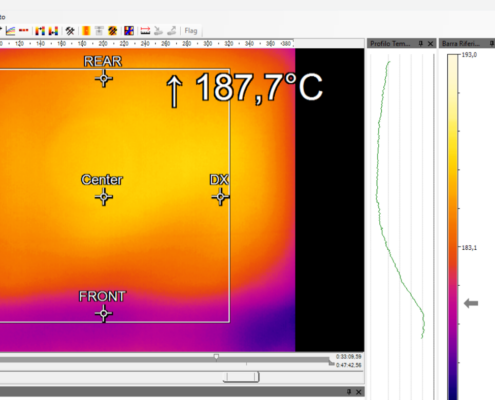 Snowwhite2 temperature distribution for standard distributor