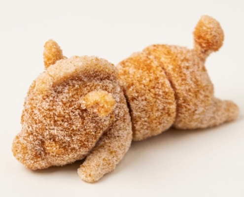 Edible object built using the second formulation 