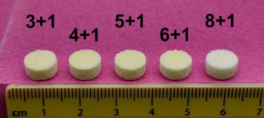 Multi-materials pills created using Snowwhite2